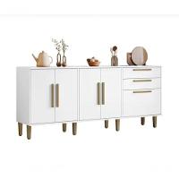 Balcão 5 Portas 2 Gavetas Lorena Kaiki Móveis -branco - 2