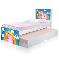 Bicama Juvenil Com Cabeceira Adesivada Princesa E Unicórnio - 2