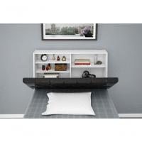 Cabeceira Box Solteiro Isis Branco Com Capitonê Preto - 1