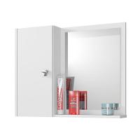 Armário Para Banheiro Com Espelho Maia Branco - 2