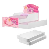 Bicama Infantil Uly Carruagem E Castelo Com Colchões - 1