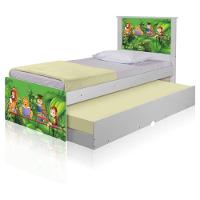 Bicama Juvenil Adesivada Safari Com Colchões - 2