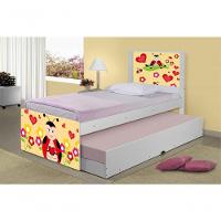 Bicama Juvenil Adesivada Joaninha Com Colchões - 3