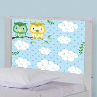 Bicama Juvenil Adesivada Corujinhas Com Colchões