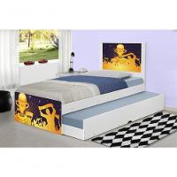 Bicama Juvenil Adesivada Futebol Troféu Com Colchões - 3