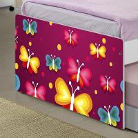 Bicama Juvenil Com Cabeceira Adesivada Borboletas - 5