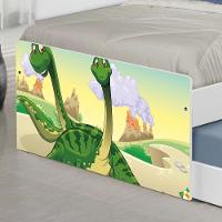 Bicama Juvenil Com Cabeceira Adesivada Dinossauros Irmãos - 5