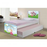 Bicama Juvenil Com Cabeceira Adesivada Princesa Encantada - 3