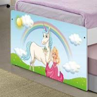 Bicama Juvenil Com Cabeceira Adesivada Princesa Encantada - 5