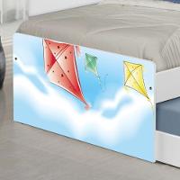 Bicama Juvenil Com Cabeceira Adesivada Pipas - 5