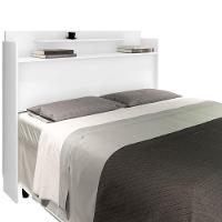 Cabeceira Box Com Prateleira Queen Austin Branco - 2