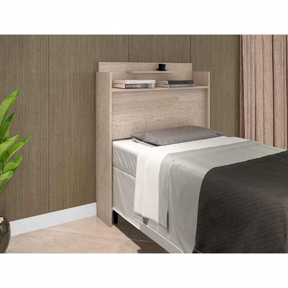 Cabeceira Box Solteiro Austin Amarula - 4