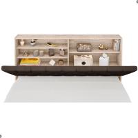 Cabeceira Box Queen Isis Amarula Com Capitonê Marrom - 4