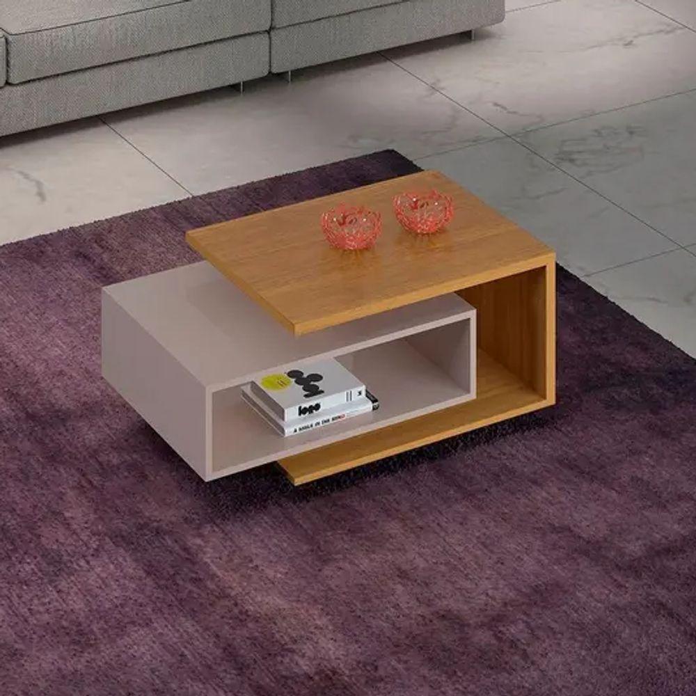 Mesa De Centro Diva Jcm Movelaria - Nature/off - 1