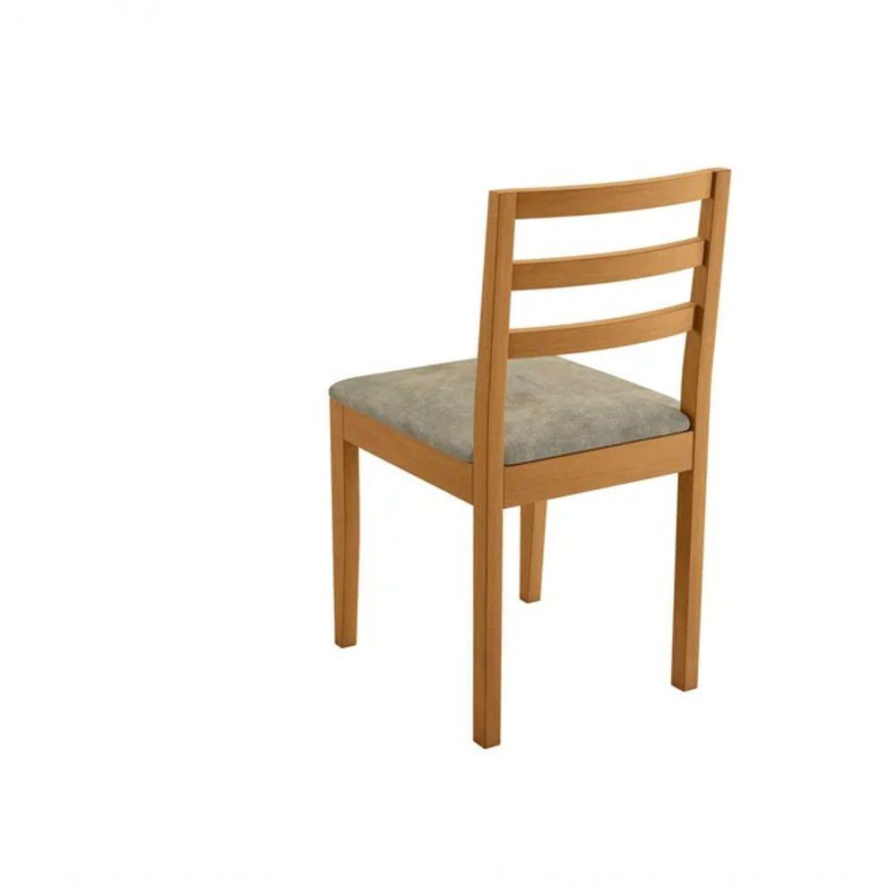 Mesa Harpa 1,20 4 Cadeiras Jade Linho Jcm Cinamomo/off - 6
