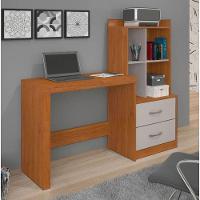 Escrivaninha Alana 2 Gavetas Jcm Movelaria - Cinamomo/off - 1