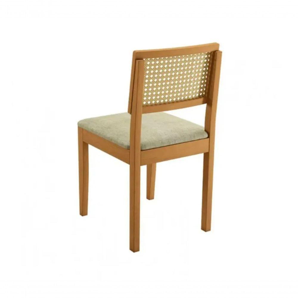 Mesa Alegra 4 Cadeiras Jade 1,20m Linho Bege Jcm - Cinamomo - 3