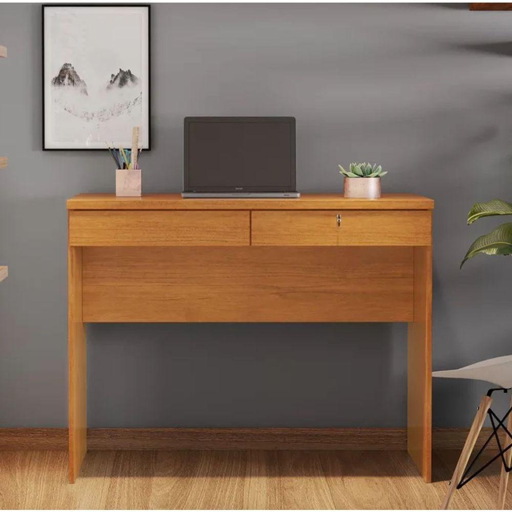 Escrivaninha Felícia 2 Gavetas Jcm Movelaria - Cinamomo - 1