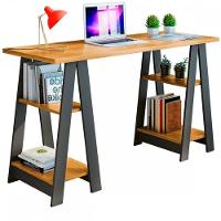 Escrivaninha Vigor Jcm Movelaria - Cinamomo/grafite - 2