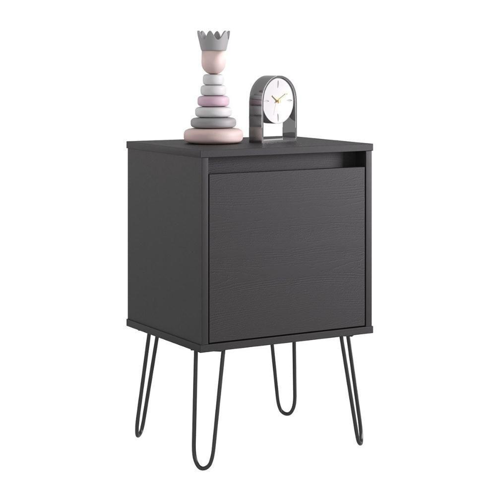 Aparador Munique C/ 1 Porta Preto - 2