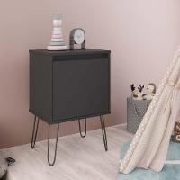 Aparador Munique C/ 1 Porta Preto - 1