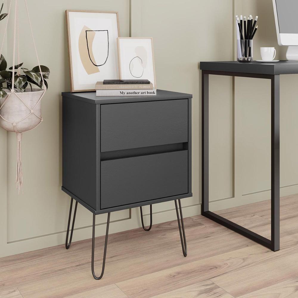 Aparador Roma C/ 2 Gaveteiro Preto - 1