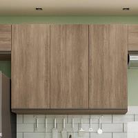 Armario Aereo 3 Portas 120 Cm Mdp Maxxi G766 Kappesberg Nogal - 2