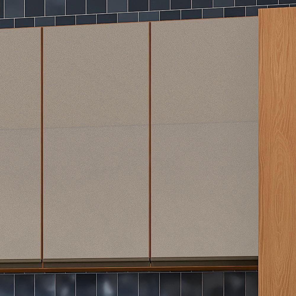 Armario Aereo 2p Vidro 80 Cm Mdp Maxxi G765 Kappesberg Canela - 2