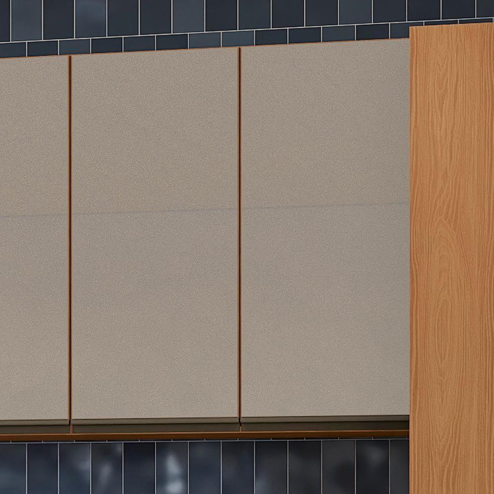 Armario Aereo 2p Vidro 80 Cm Mdp Maxxi G765 Kappesberg Canela - 5