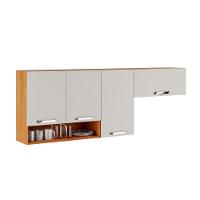 Armário Aéreo De Cozinha 3 Portas 1 Nicho Vegas - Itatiaia Cinamomo-off White - 1