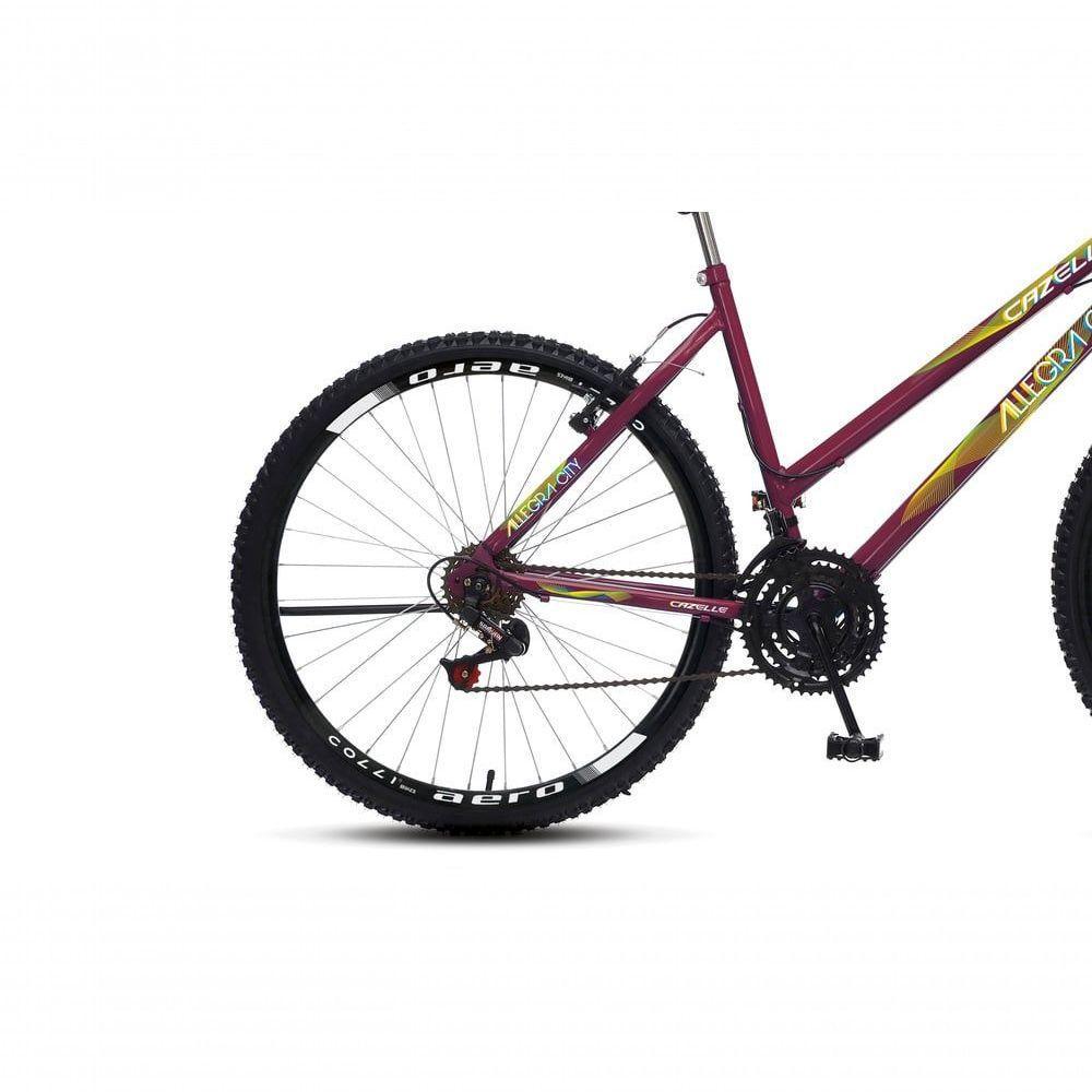 Bicicleta Colli Cazelle Allegra Aro 26 Freio V-brake Quadro 18 Roxo - 4