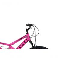 Bicicleta Gps 148 Dupla Suspensão E Freios V-brake, Aro 26 Aero, 36 Raias, 21 Marchas Colli Rosa