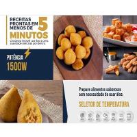 Fritadeira Eletrica Britania 4,1 Litros Sem Oleo Air Fryer Bfr10p 220V Preto