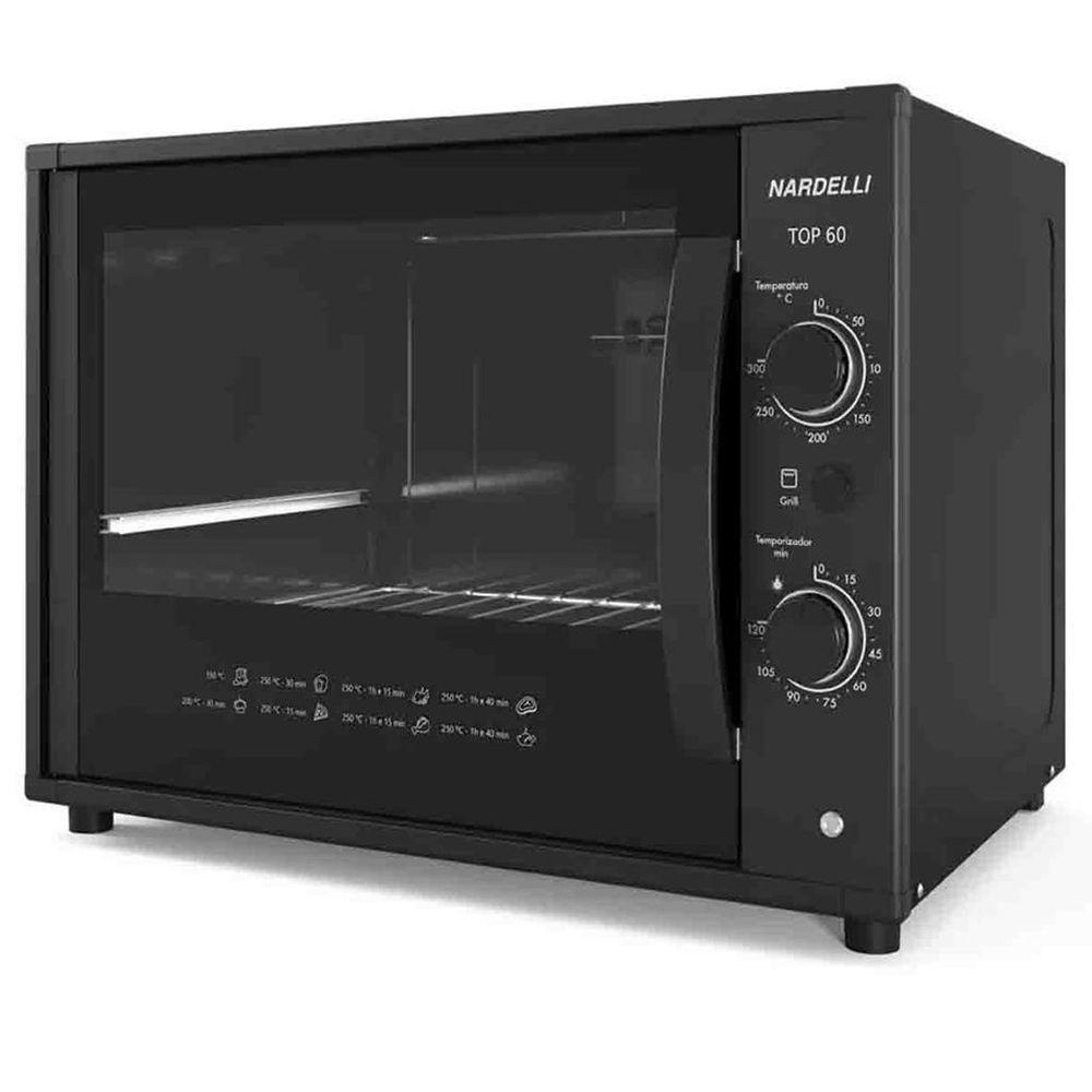 Forno Elétrico De Bancada Nardelli 60 Litros Black 110V - 1