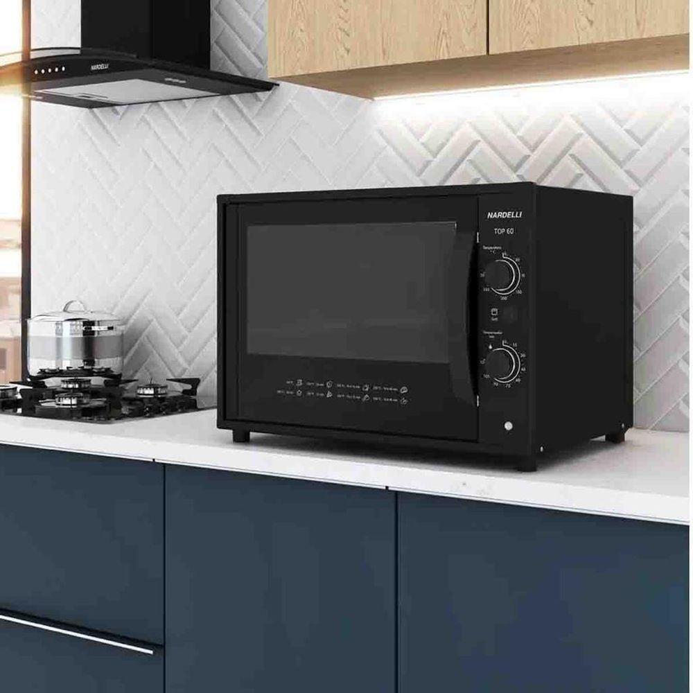 Forno Elétrico De Bancada Nardelli 60 Litros Black 110V - 4