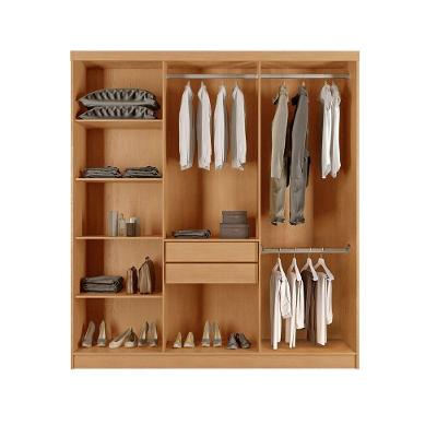 Guarda Roupa Casal Roma 6 Portas 2 Gavetas Naturalle Grafite MDF