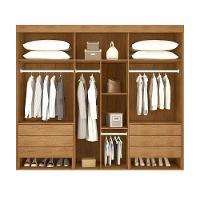 Guarda Roupa Casal Orion Mdf 6 Portas E 6 Gavetas Moderna Naturalle/off White