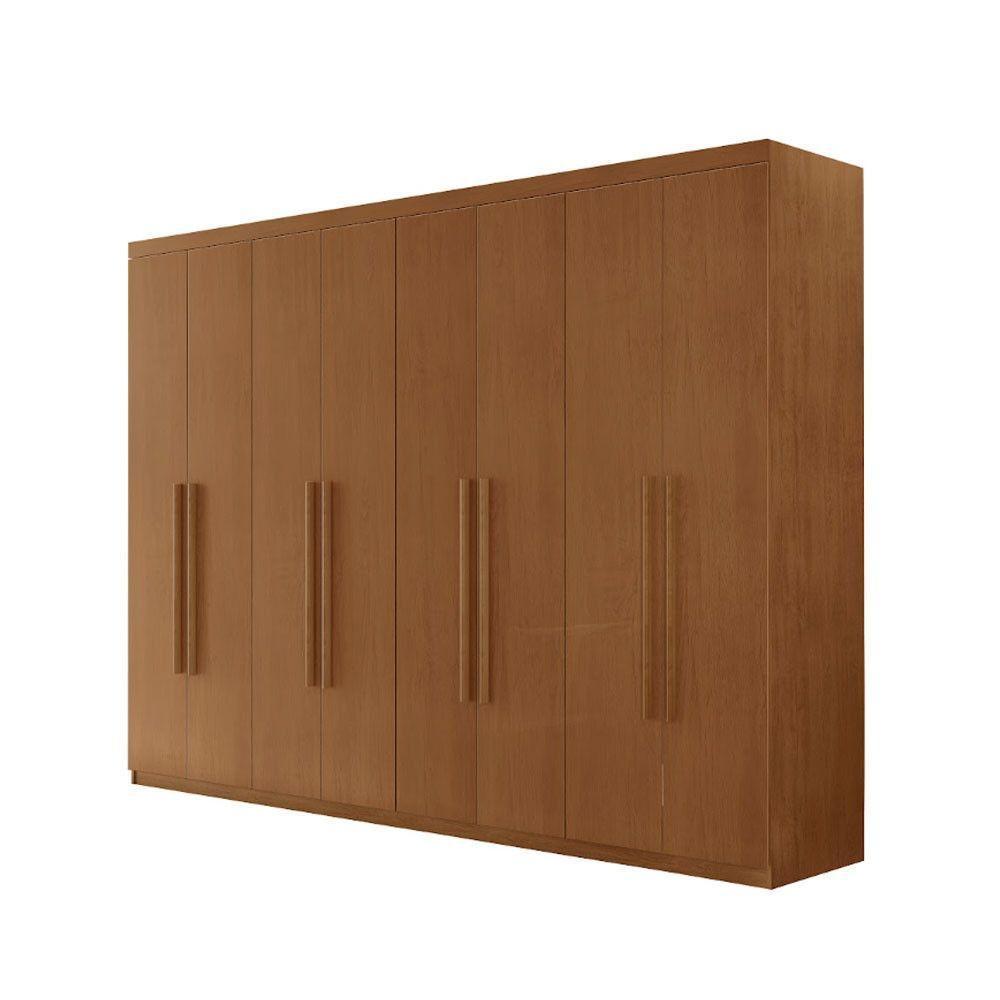 Guarda Roupa Casal Heros Com 8 Portas E 4 Gavetas Moderna Naturalle - 2
