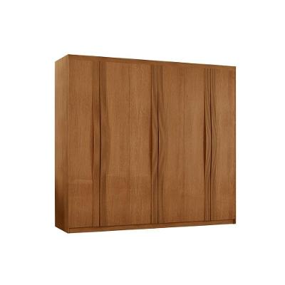 Guarda Roupa Casal Dunas 6 Portas 2 Gavetas Naturalle MDF