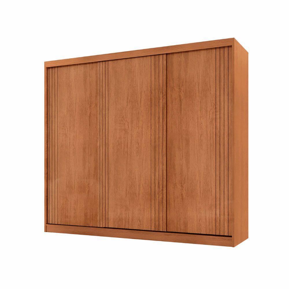 Guarda Roupa Casal Connor 100% Mdf 3 Portas E 4 Gavetas Naturalle - 2