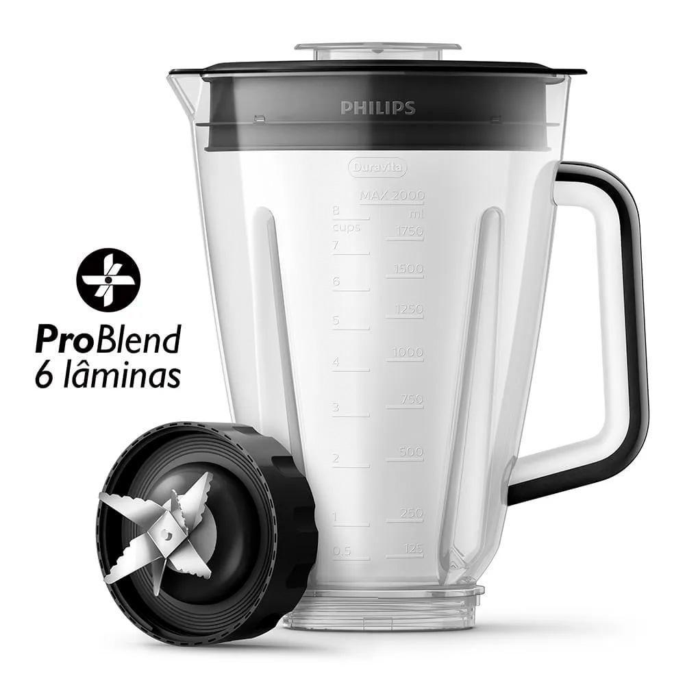 Liquidificador Philips Walita Ri2242/91 Jarra Inquebrável 1200w Preto 110V - 3