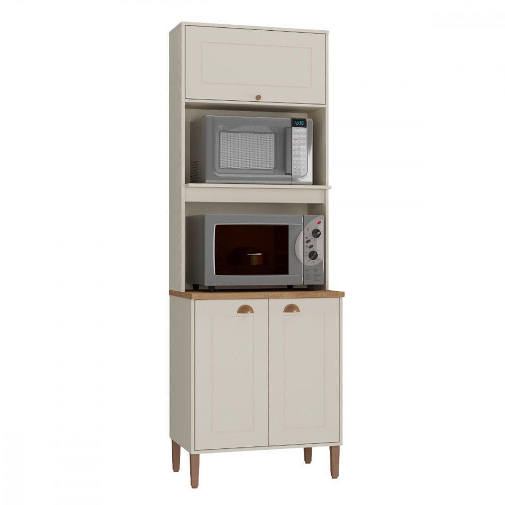 Paneleiro Microondas Tunisia Atualle Off White Com Canelato - 1