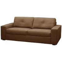 Sofá 2 Lugares Para Sala De Estar Living 150cm Vienne L06 Couro Marrom Claro - Lyam Decor - 5