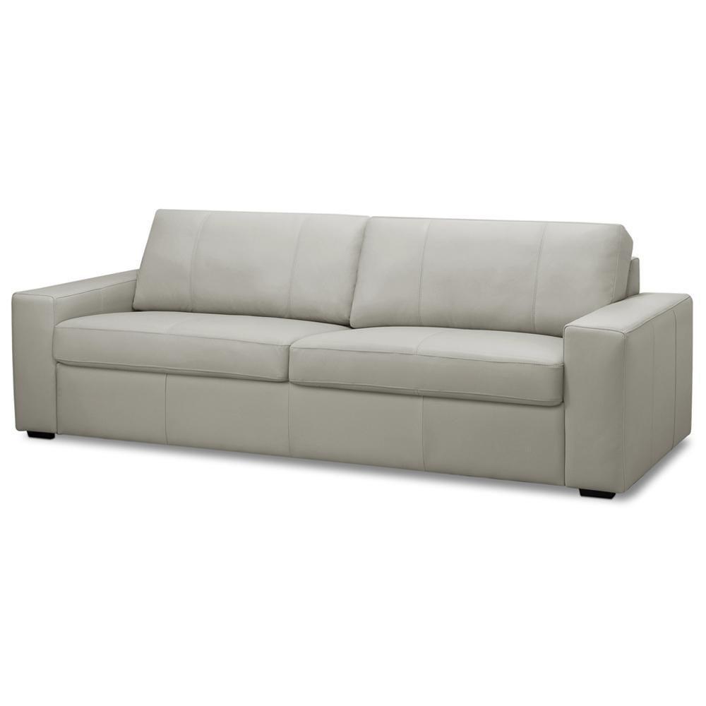 Sofá 2 Lugares Para Sala De Estar Living 150cm Aurora L06 Couro Pérola - Lyam Decor - 5