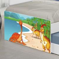 Bicama Juvenil Com Cabeceira Adesivada Terra Dos Dinossauros - 5