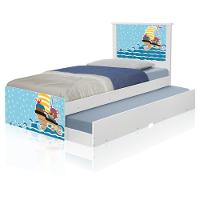 Bicama Juvenil Com Cabeceira Adesivada Ursinho Pirata - 2