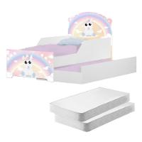 Bicama Infantil Uly Unicórnio Bebê Com Colchões - 1