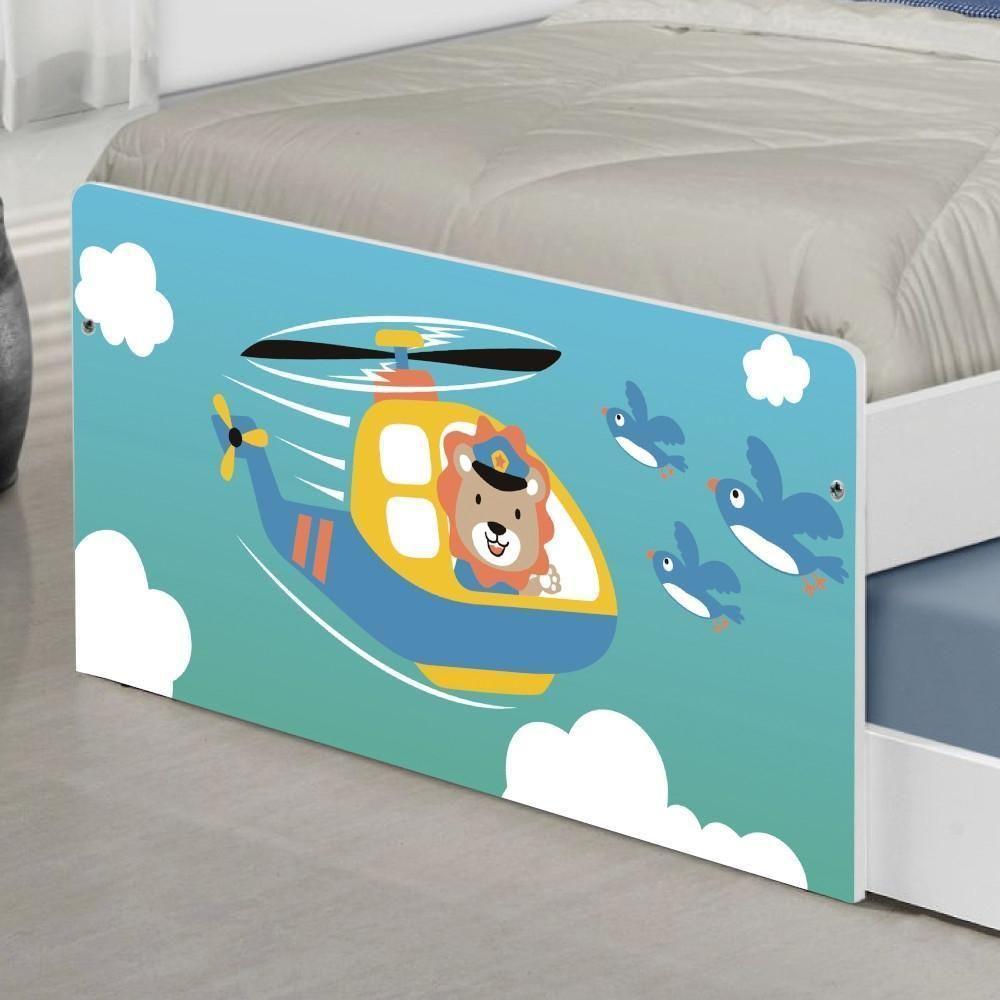 Bicama Juvenil Adesivada Patrulha Animal Com Colchões - 5