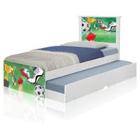 Bicama Juvenil Com Cabeceira Adesivada Futebol Placar - 2