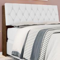 Cabeceira Box Isabella Queen Malbec Captonê Branco - 1